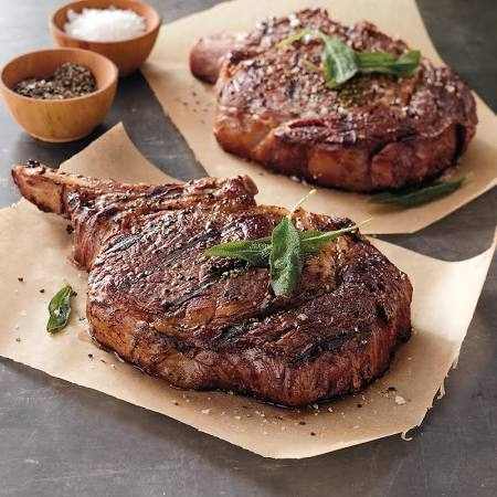 Bone Steak Cowboy Steak Rub Recipe Finch Fennel Classic Steak