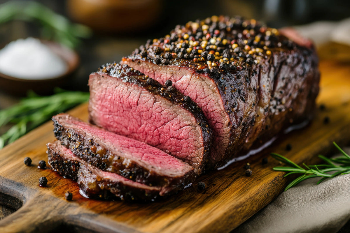 Pepper-Crusted Prime Rib Roast
