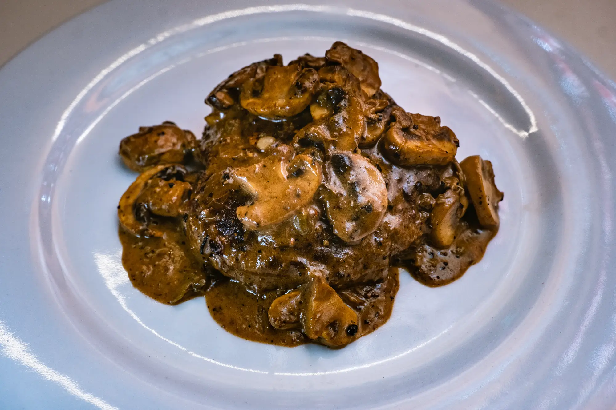 Beef Tenderloin with Mushroom Ragout