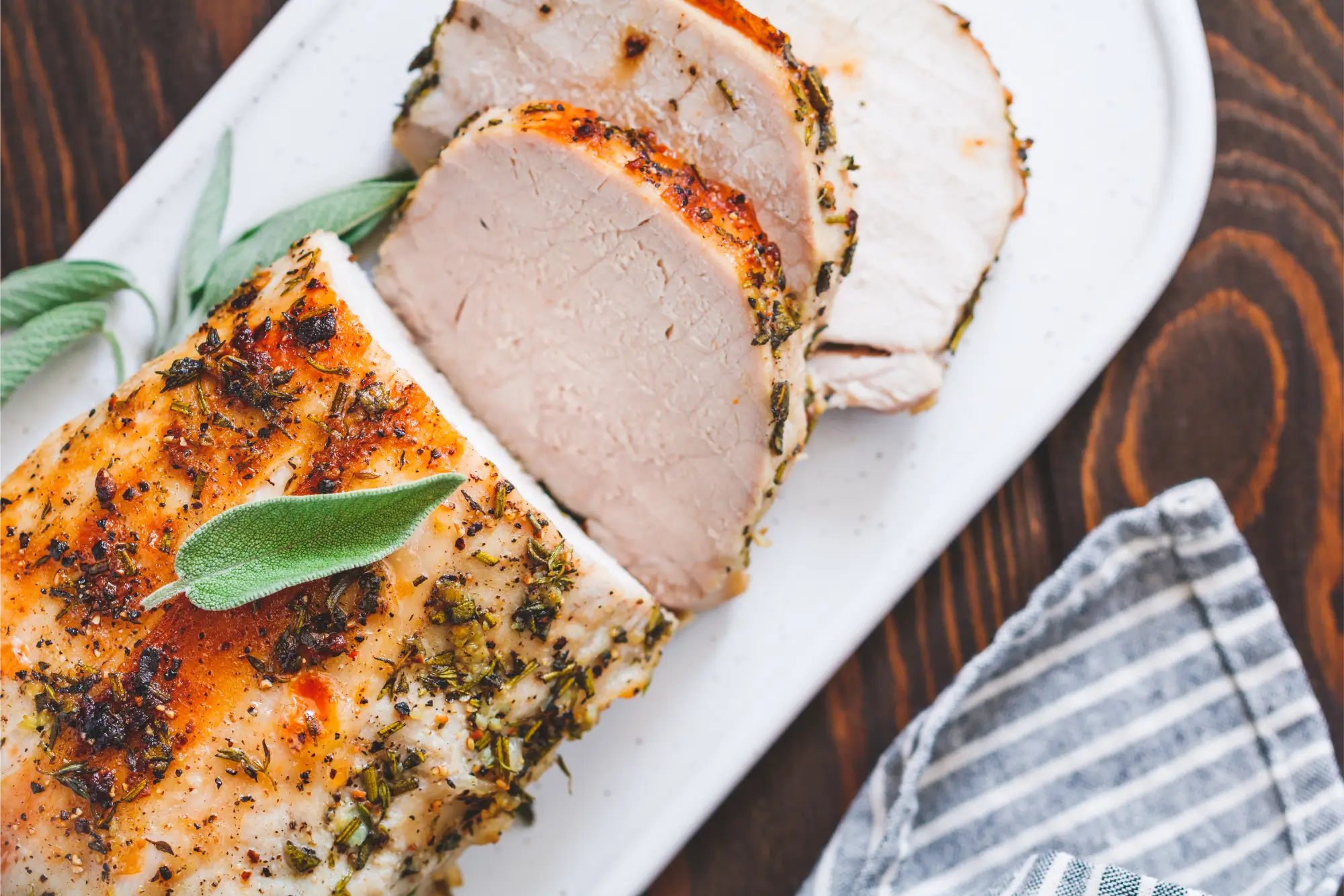 Garlic and Spice-Rubbed Pork Loin Roast