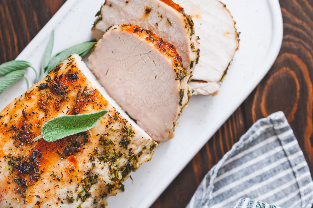 Garlic and Spice-Rubbed Pork Loin Roast