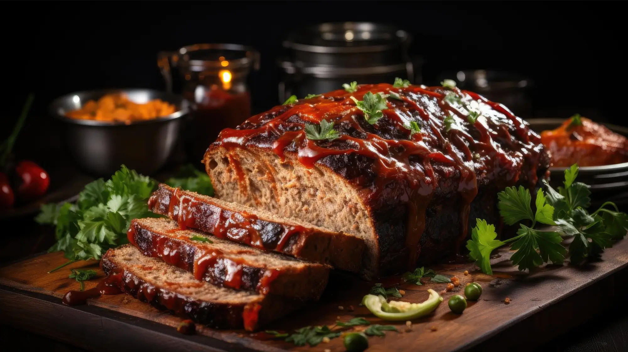 Smoked Meatloaf with BBQ Glaze