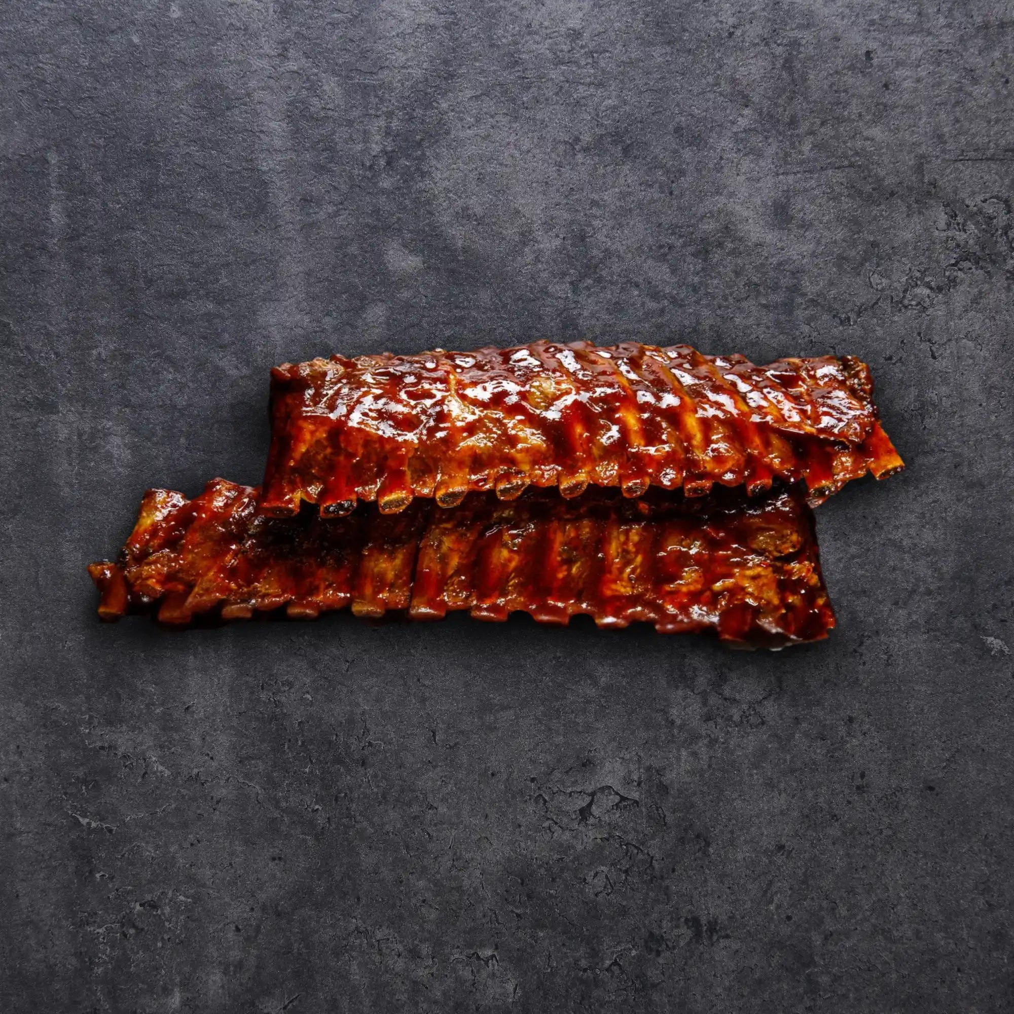 Cooked and Sauced Baby Back Ribs