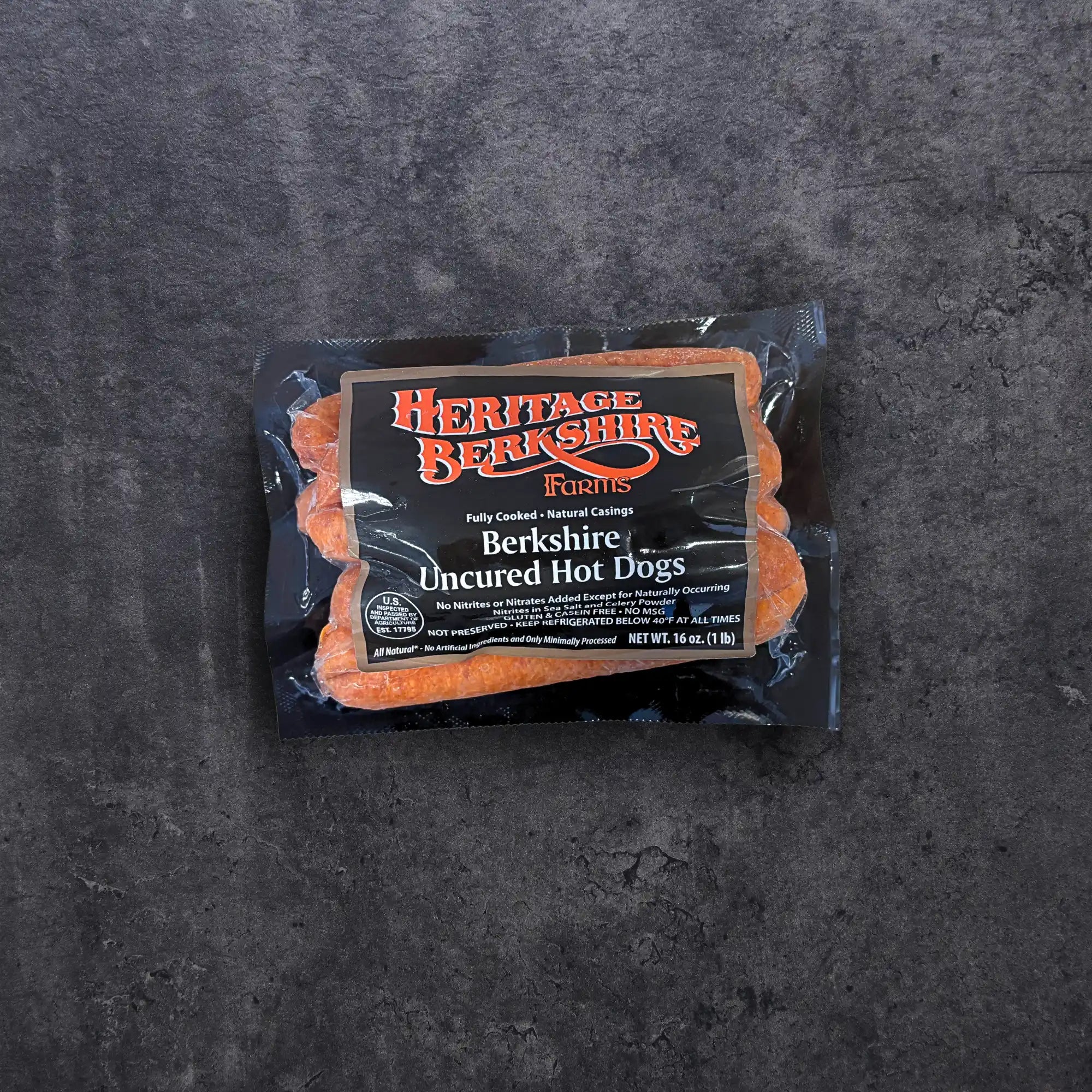 Heritage Berkshire Hot Dogs