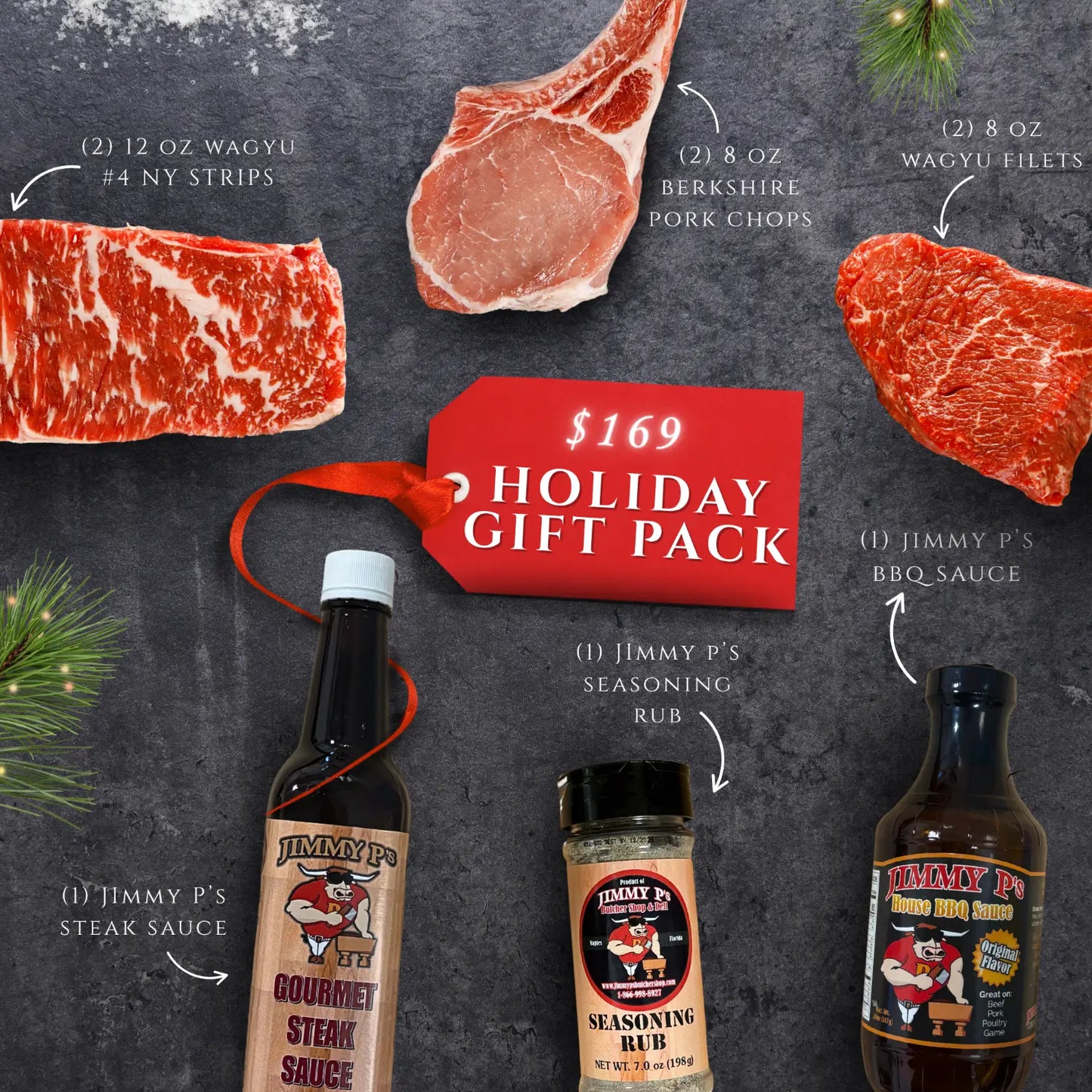 Jimmy P's Holiday Gift Pack Bundle