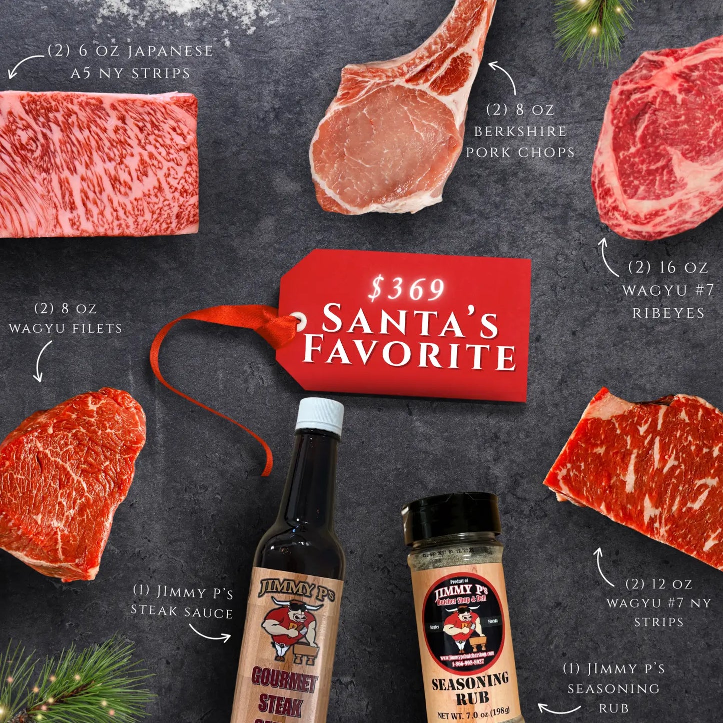 Jimmy P's Santa’s Favorites Bundle